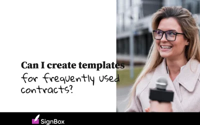 Can I Create Templates for Frequently Used Contracts?
